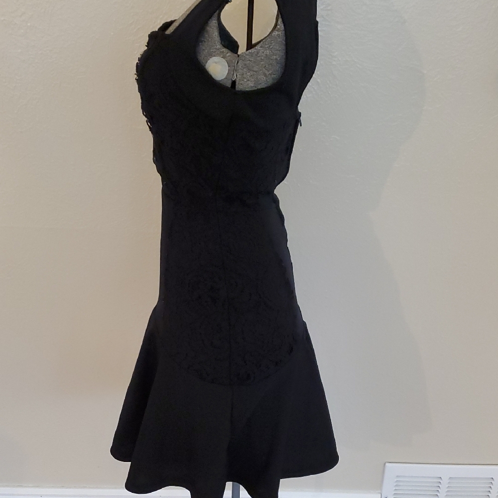 Source Unknown Black Mini Dress - Picture 3 of 10